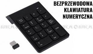 Bezprzewodowa klawiatura numeryczna - USB radio 2.4GHz